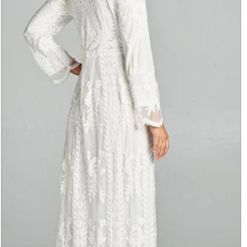 Precious Glow White long dress